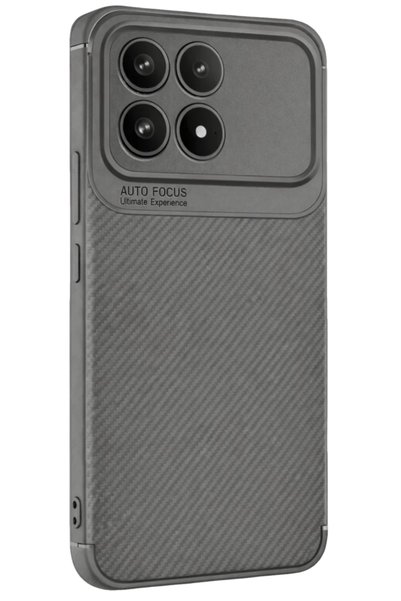 Bezos Xiaomi Poco F8 Pro Compatible Auto Focus Carbon Cover - Gray