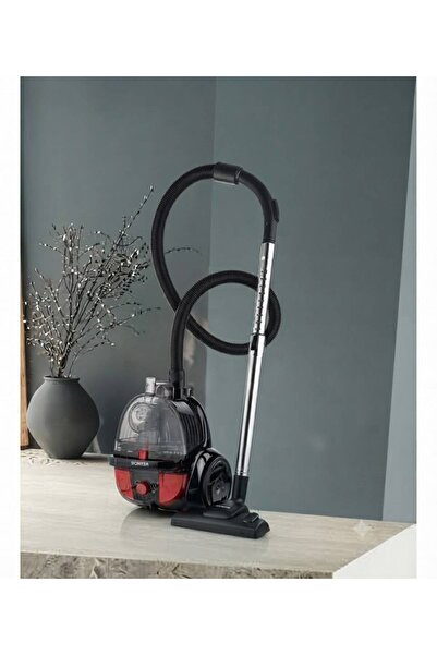 Schafer Vortex Toz Torbasız Elektrikli Süpürge Siyah/Kırmızı