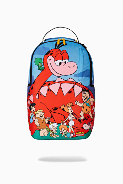 Sprayground Flinstones Dino Slide Dlxr Backpack, Exclusive and Limited Editio...