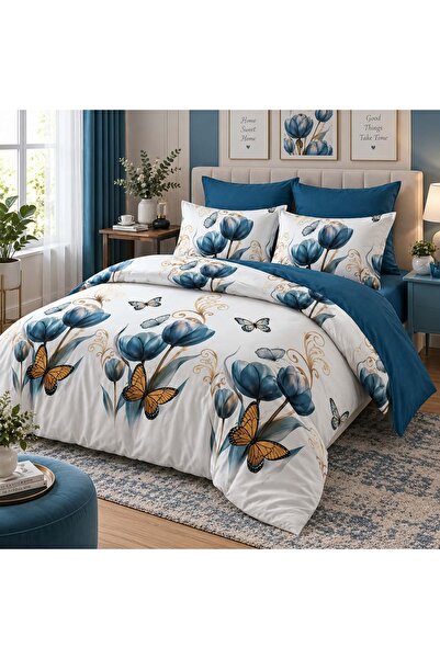 Casa Pucioasa Double bed linen with Stretchy, Finet, 6 pieces