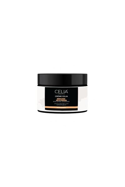 Celia قناع مقشر للوجه والجسم من ملح الهيمالايا والبابايا - 500 مل