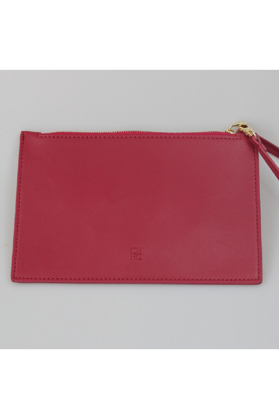 Carolina Herrera Women's Minimalist Zipper Clutch Bag