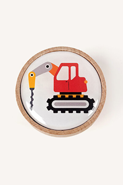 Kulpingo Crusher Excavator Wooden Children's Room Furniture Handle