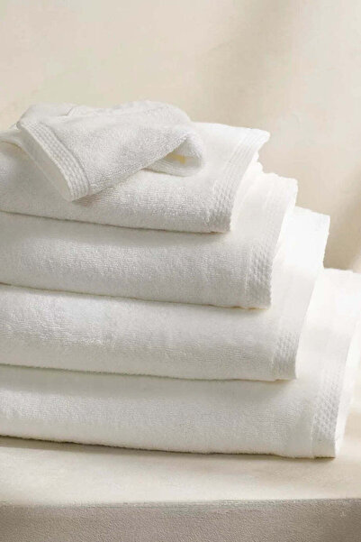 THE WHITE COMPANY Ultimate Modal Cotton Blend Hand Towel - White, 50 X 90 cm