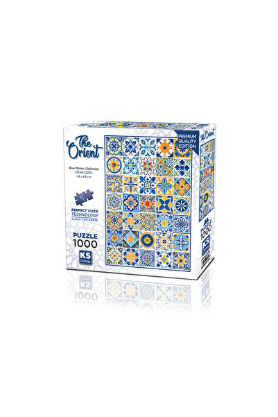 Ks Games Blue Mosaic Collection 1000 Parça Puzzle