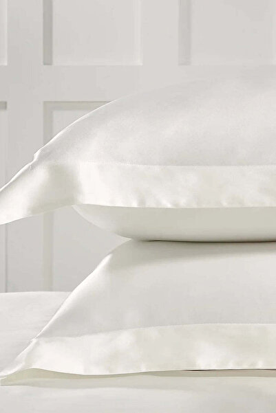 THE WHITE COMPANY Audley Pure Silk Oxford Single Pillowcase - White, Super Ki...