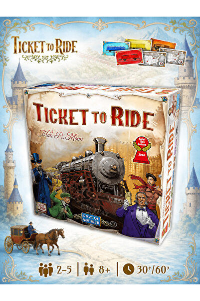 Excitat Joc de societate - Ticket to Ride Versiunea americana, Excitat®, aven...