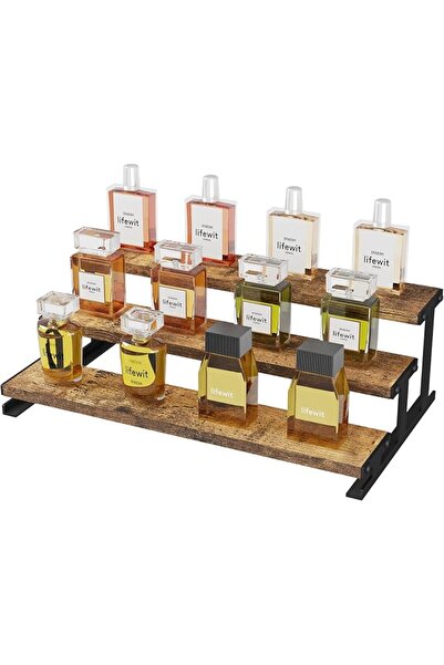 Lifewit منظم عطور، حامل عطور، بني ريفي، 13.9 بوصة، قطعة واحدة