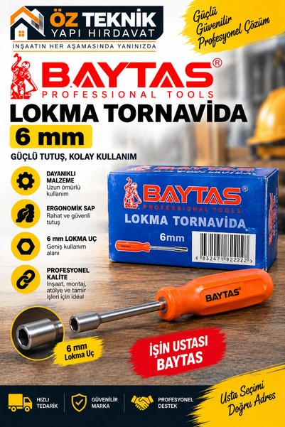 LOKMA TORNAVİDASI 6MM