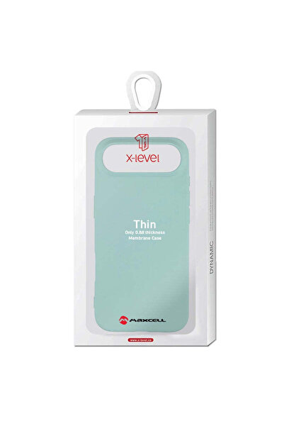 Maxcell X-Level Λεπτή Θήκη για iPhone 17 Air, Σειρά Thin, SoftTouch - Τυρκουάζ