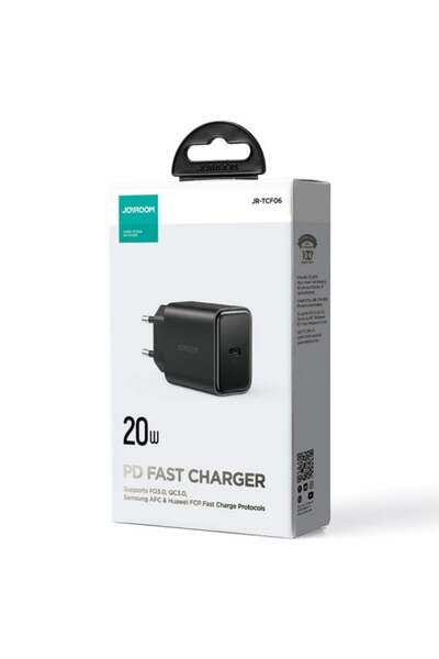 Joyroom Network Charger JR-TCF 06, 20 W, 1 xUSB-C, PD - Black