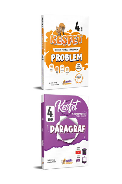 meraklı zihinler 4. Sınıf Keşfet Problemler + Keşfet Paragraf