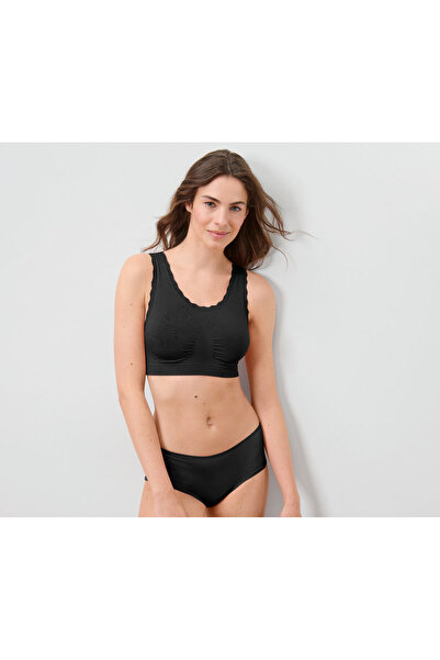 Tchibo Women's Bustier, Seamless, Black