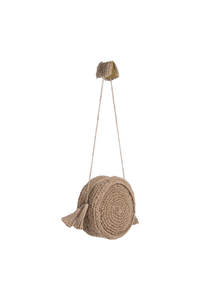Generic Artisanal Raffia Sling Bag – Handwoven Elegance & Style
