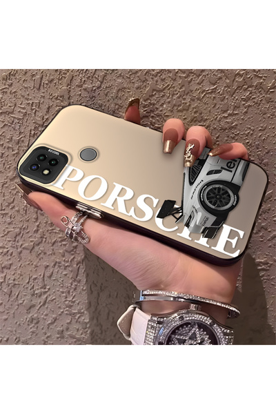 PATTERNOVA Redmi 9C/10A Uyumlu spor araba yazı desenli sert kılıf, erkekler i...