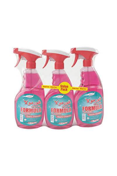 FEAH Formula Classic Glass Cleaner Spray 650ml Pack of 3 (3 × 650ml) | Glass ...