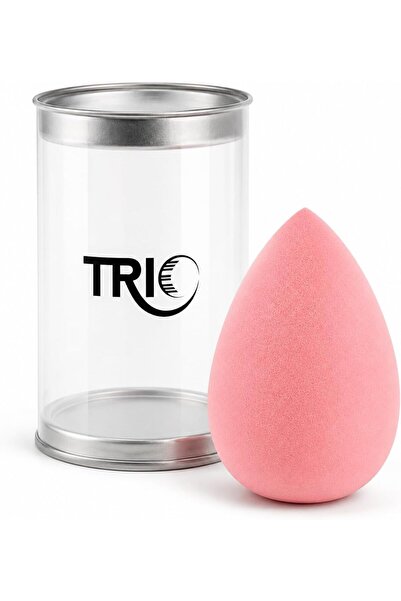 Generic TRIO Makeup Sponge Blender Pink Teardrop Shape, Pink Colour