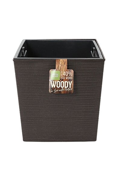 OEM Donna Woody πλαστική γλάστρα, εσωτερικού/εξωτερικού χώρου, με μάσκα, τετρ...