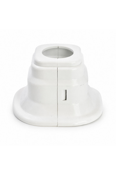 FKN Beyaz Kare Plastik Havlupan Radyatör 2 cm Boru Gizleme Kapama Aparatı 6,5 cm