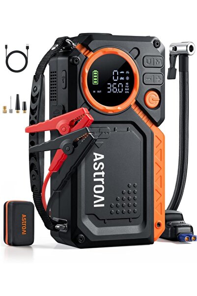 AstroAI Jump Starter 8000A Car Jump Starter with 150PSI Tire Inflator