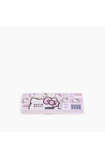 SANRIO Hello Kitty Print Pencil Case with Calculator