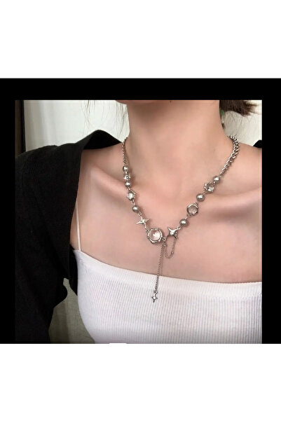 zerzembe Star Crystal Chain Necklace