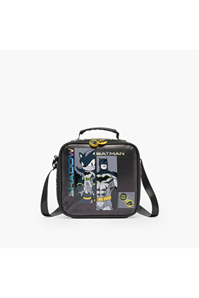 Sonic x Batman Hollywood Magic Lunch Bag for Boys 5-8 Years with Insulation