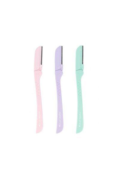 Brushworks Set de ras pentru sprâncene Pastel 3 bucăți