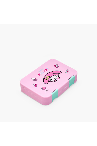 SANRIO My Melody Print Bento Lunch Box for Girls with Clip Lock Lid - 750 ml