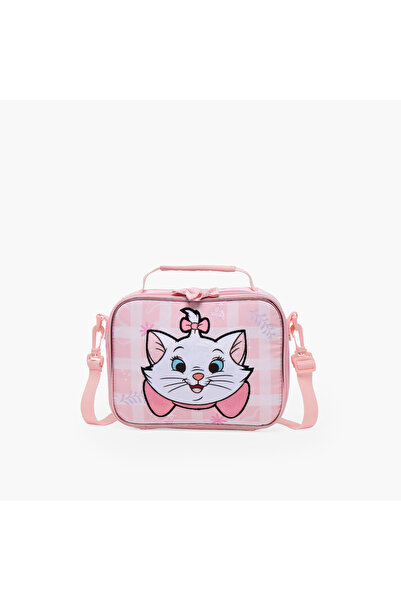 Disney Marie Print Lunch Bag for Girls 5-8 Years with Detachable Strap
