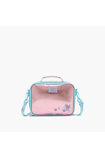 Disney Princess Print Lunch Bag for Girls 5-8 Years with Detachable Strap