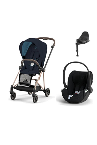 Cybex Mios Travel Sistem | Rosegold Midnight Blue & Cloud T Plus Bazalı Sephi...