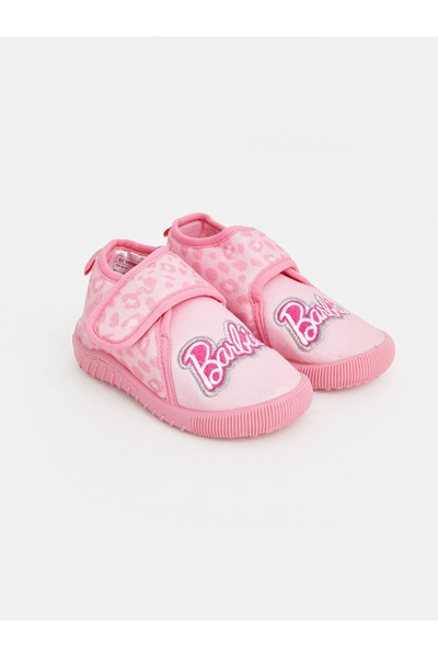 LC Waikiki Pembe Barbie Nakışlı Kız Çocuk Panduf