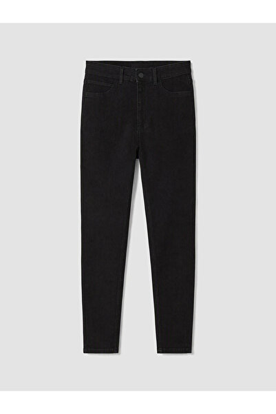 LC Waikiki Siyah Jüpiter Süper Skinny Fit Kadın Jean Pantolon