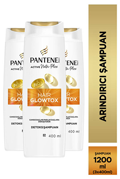 Pantene Pro-V Glowtox Arındırıcı Şampuan 400ml x3