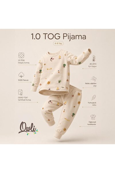 Owli Pijama Takımı 1.0 Tog Brekky