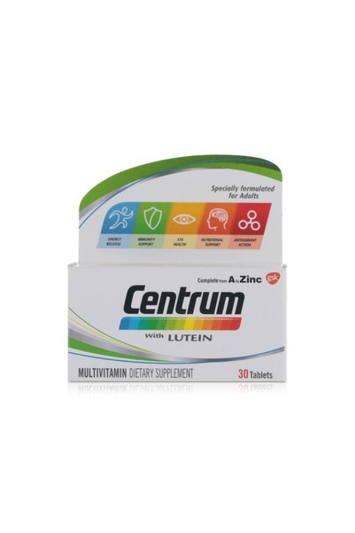 HEALTH HOUSE PHARMACY Centrum Lutein Micronutrient Multivitamins Tablets x 30...