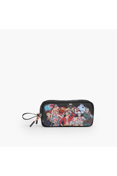 ONE PİECE Hollywood Magic Print Pencil Pouch with 2 Compartments