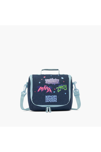 Netflix KPop Demon Hunters Print Lunch Bag for Girls 8-13 Years with Detachab...