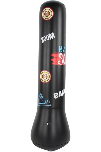 GENERAL POENVFPO Inflatable Punching Bag, Free Standing Boxing Training Equip...