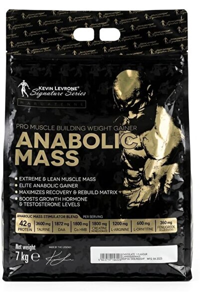 kevin levrone Black Line Anabolic Mass Weight Gainer 7KG Chocolate - 42g Prot...