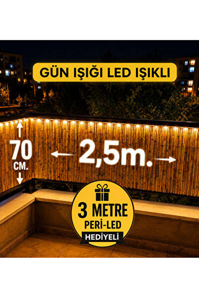 Greenosier 70cm.x2,5m.Bambu Balkon Çiti