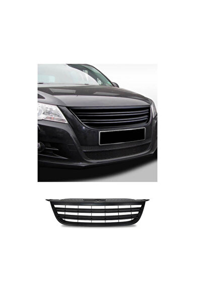 CΑRΝΕR Μάσκα για Vw Tiguan mk1 07-11 R Look Μαύρη Ματ με 2 Διπλές Μάσκες 1 Τε...