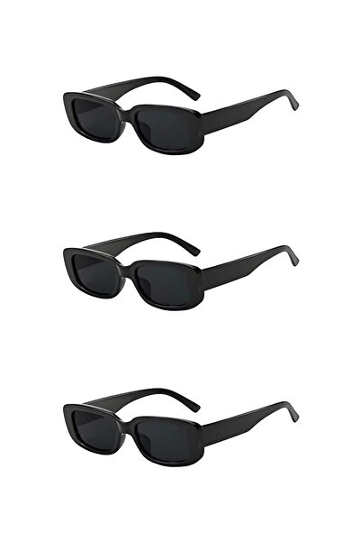 Generic Brand Pack of 3 Classic Square & Vintage Fashion Sunglasses - Unisex ...