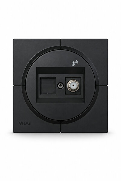 ga gözde aydınlatma Wog Tv Satellite Socket |   Frame Included |   Wall-Mount...