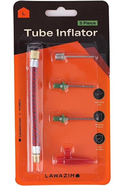 Lawazim Tube Inflator Kit Air Pump Tool -5 Piece- Lightweight Quick Inflation...