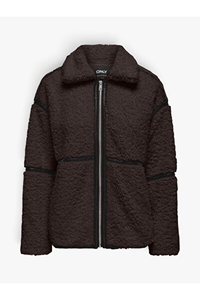 ONLY ONLPARIS TEDDY JACKET OTW CC Γυναικείο Καφέ Παλτό - 15322440