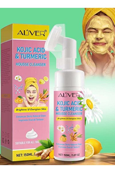 ALİVER Kojic Acid & Turmeric Cleansing Mousse 150ml