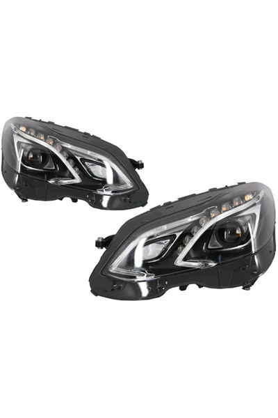 CΑRΝΕR Σετ Εμπρόσθιων Φανών για Mercedes-Benz E-Class W212 09-13 Αναβάθμιση Α...