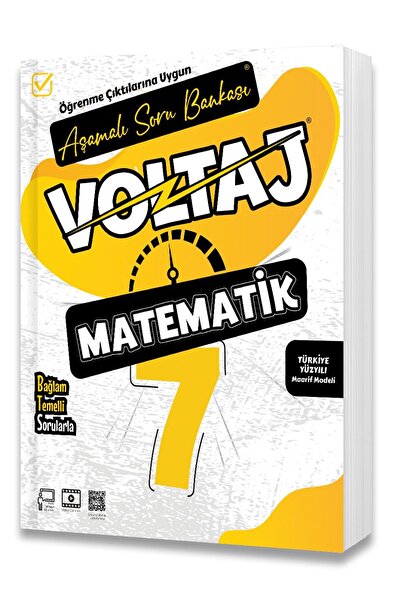 Berkay Yayıncılık 7.SINIF VOLTAJ AŞAMALI MATEMATİK SORU BANKASI
